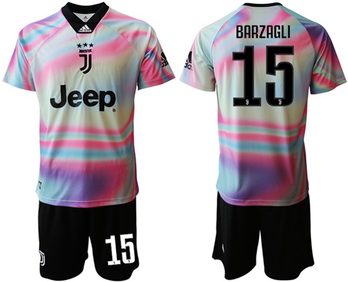 Juventus #15 Barzagli Anniversary Soccer Club Jersey