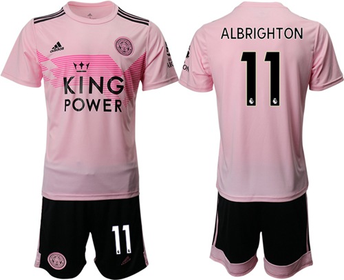 Leicester City #11 Albrighton Away Soccer Club Jersey