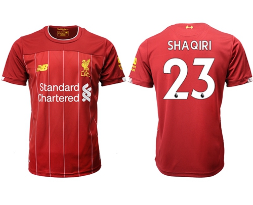 Liverpool #23 Shaqiri Red Home Soccer Club Jersey