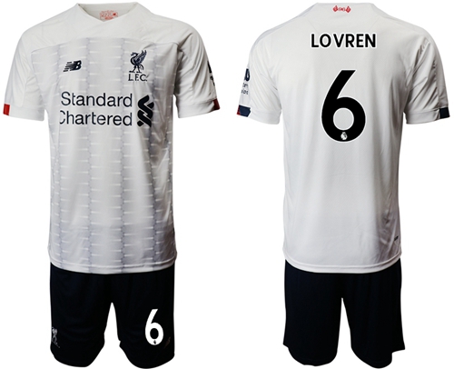 Liverpool #6 Lovren Away Soccer Club Jersey