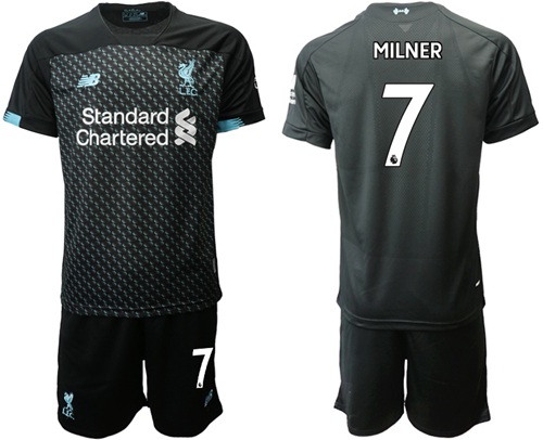 Liverpool #7 Milner Third Soccer Club Jersey
