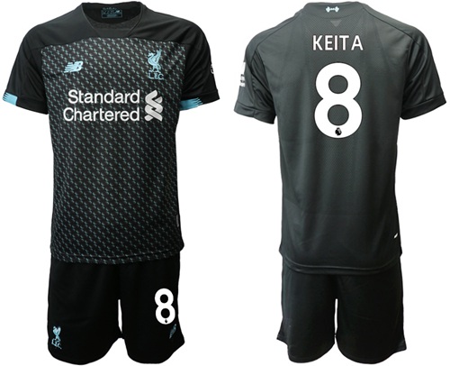 Liverpool #8 Keita Third Soccer Club Jersey