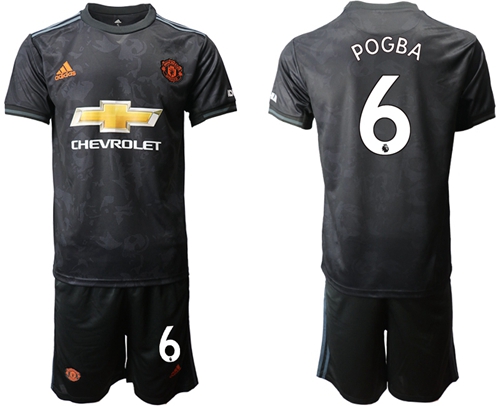 Manchester United #6 Pogba Third Soccer Club Jersey