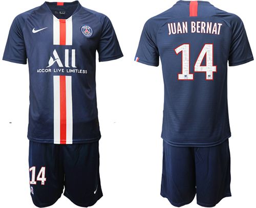 Paris Saint-Germain #14 Juan Bernat Home Soccer Club Jersey