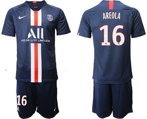 Paris Saint-Germain #16 Areola Home Soccer Club Jersey