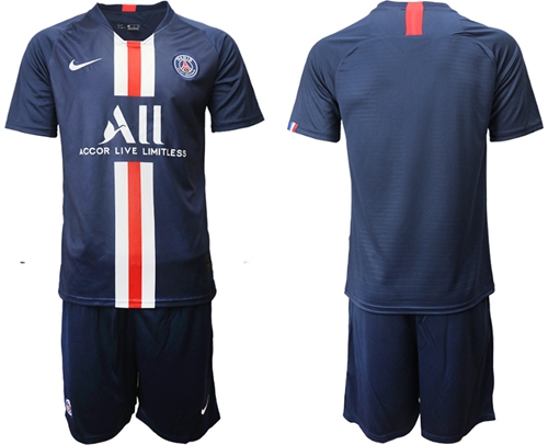 Paris Saint-Germain Blank Home Soccer Club Jersey