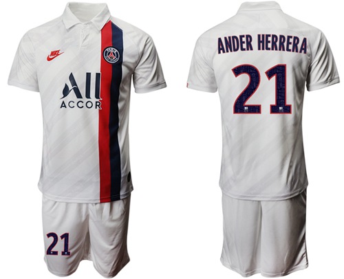 Paris Saint-Germain #21 Ander Herrera Third Soccer Club Jersey