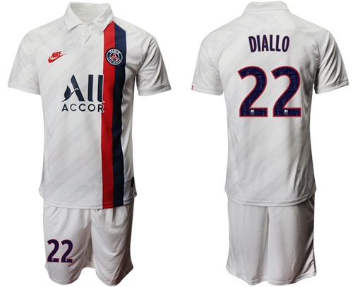 Paris Saint-Germain #22 Diallo Third Soccer Club Jersey
