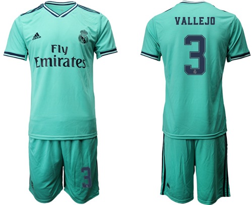 Real Madrid #3 Vallejo Third Soccer Club Jersey