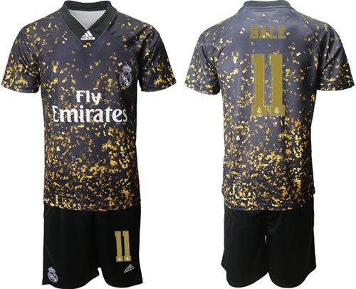 Real Madrid #11 Bale Camo Soccer Club Jersey
