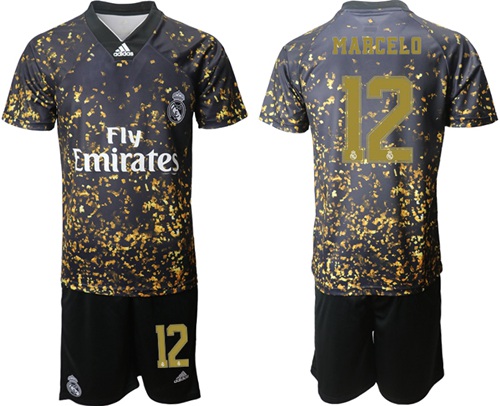 Real Madrid #12 Marcelo Camo Soccer Club Jersey