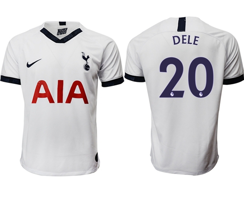 Tottenham Hotspur #20 Dele White Home Soccer Club Jersey