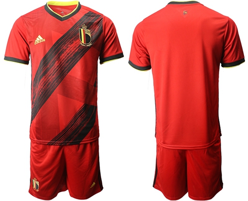 Belgium Blank Home Soccer Country Jersey