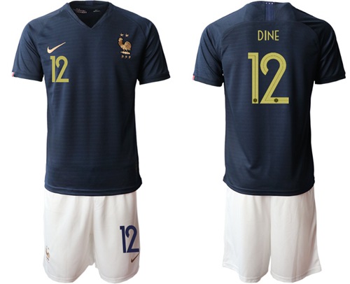 France #12 Dine Home Soccer Country Jersey