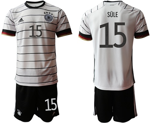 Germany #15 Sule White Home Soccer Country Jersey
