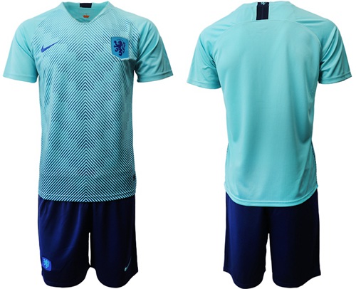 Holland Blank Away Soccer Country Jersey