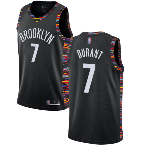 Nets #7 Kevin Durant Black Women's Basketball Swingman City Edition 2018/19 Jersey