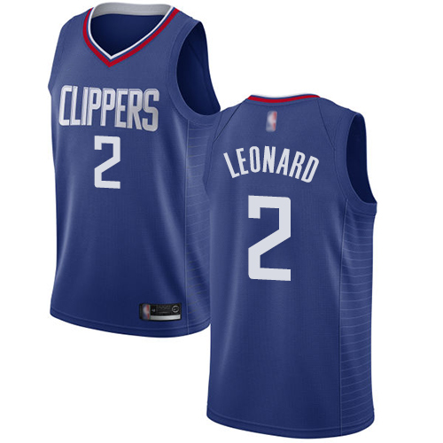 Clippers #2 Kawhi Leonard Blue Women's Basketball Swingman Icon Edition Jersey