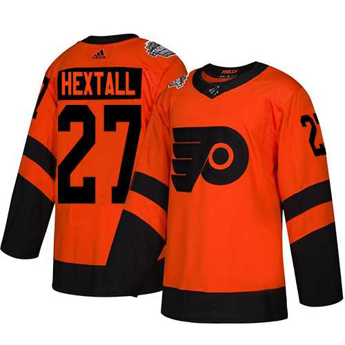 Adidas Flyers #27 Ron Hextall Orange Authentic 2019 Stadium Series Women's Stitched NHL Jersey