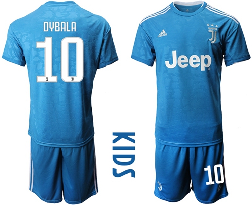 Juventus #10 Dybala Third Kid Soccer Club Jersey