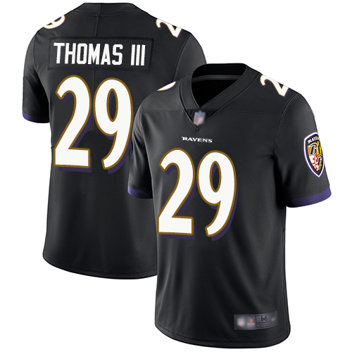 Nike Ravens #29 Earl Thomas III Black Alternate Youth Stitched NFL Vapor Untouchable Limited Jersey