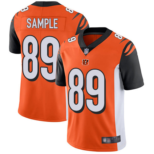 Nike Bengals #89 Drew Sample Orange Alternate Youth Stitched NFL Vapor Untouchable Limited Jersey