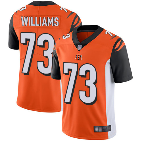 Nike Bengals #73 Jonah Williams Orange Alternate Youth Stitched NFL Vapor Untouchable Limited Jersey