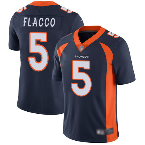 Nike Broncos #5 Joe Flacco Blue Alternate Youth Stitched NFL Vapor Untouchable Limited Jersey