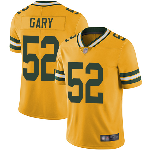 Nike Packers #52 Rashan Gary Yellow Youth Stitched NFL Limited Rush Jersey