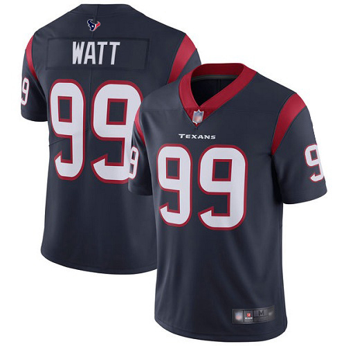 Texans #99 J.J. Watt Navy Blue Team Color Youth Stitched Football Vapor Untouchable Limited Jersey