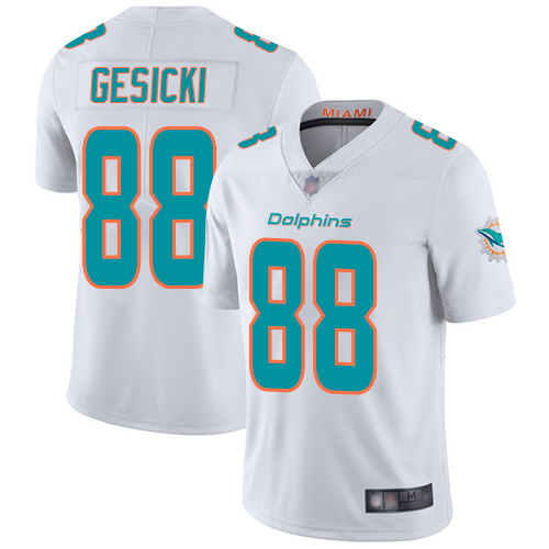 Dolphins #88 Mike Gesicki White Youth Stitched Football Vapor Untouchable Limited Jersey