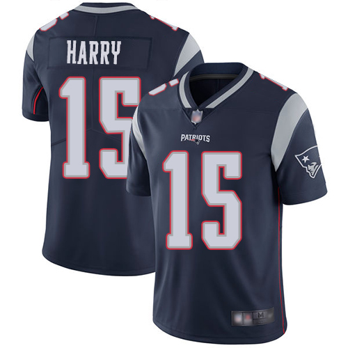 Patriots #15 N'Keal Harry Navy Blue Team Color Youth Stitched Football Vapor Untouchable Limited Jersey