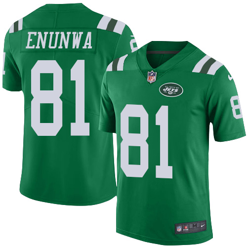 Nike Jets #81 Quincy Enunwa Green Youth Stitched NFL Limited Rush Jersey