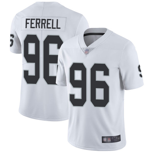 Nike Raiders #96 Clelin Ferrell White Youth Stitched NFL Vapor Untouchable Limited Jersey