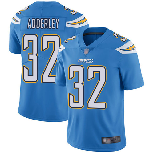Chargers #32 Nasir Adderley Electric Blue Alternate Youth Stitched Football Vapor Untouchable Limited Jersey