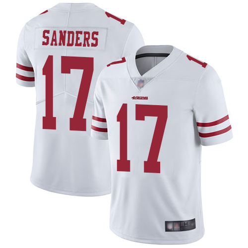 49ers #17 Emmanuel Sanders White Youth Stitched Football Vapor Untouchable Limited Jersey