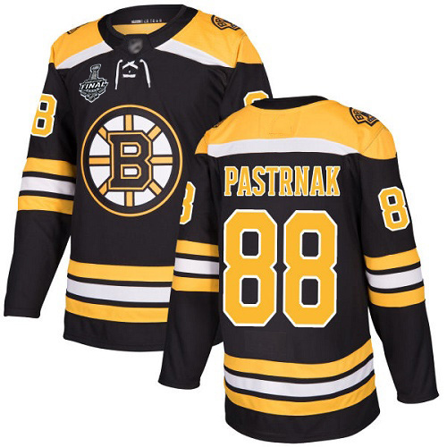 Bruins #88 David Pastrnak Black Home Authentic Stanley Cup Final Bound Youth Stitched Hockey Jersey