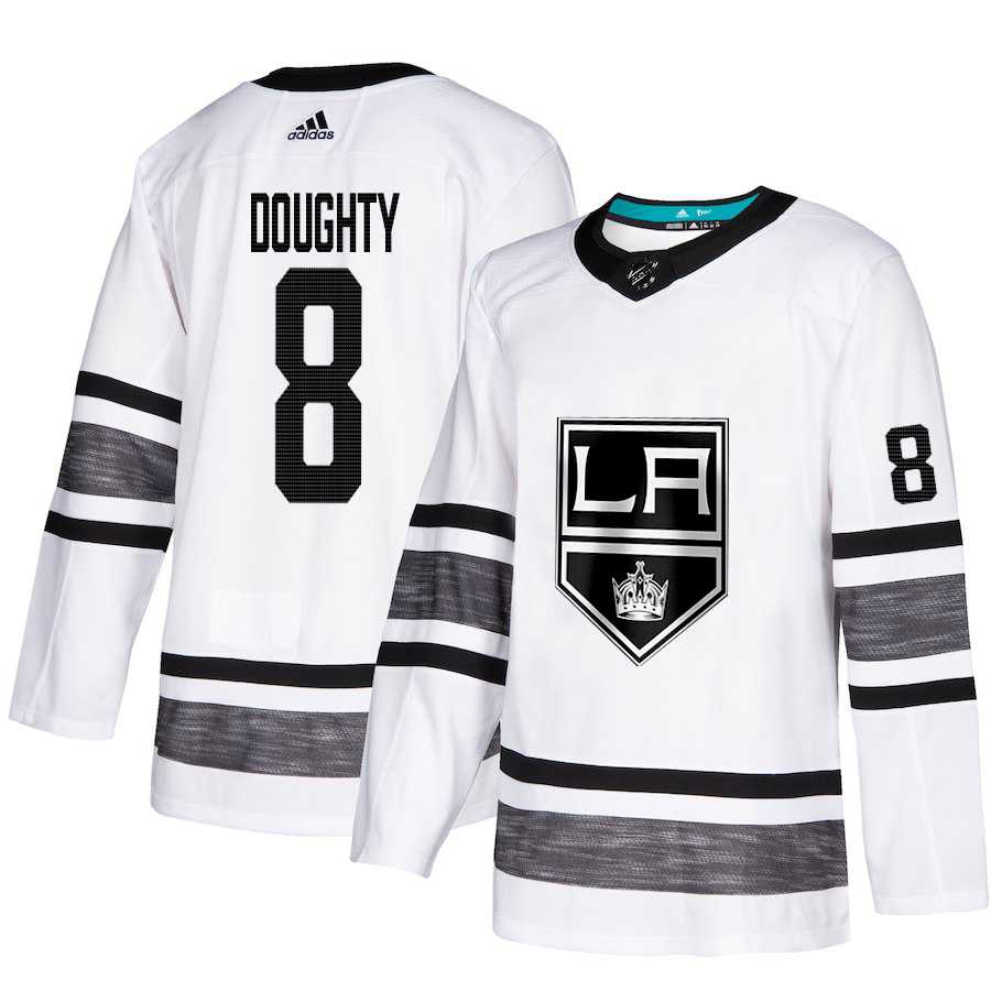 Adidas Kings #8 Drew Doughty White Authentic 2019 All-Star Stitched Youth NHL Jersey