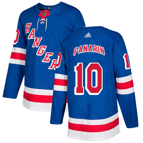 Rangers #10 Artemi Panarin Royal Blue Home Authentic Stitched Youth Hockey Jersey